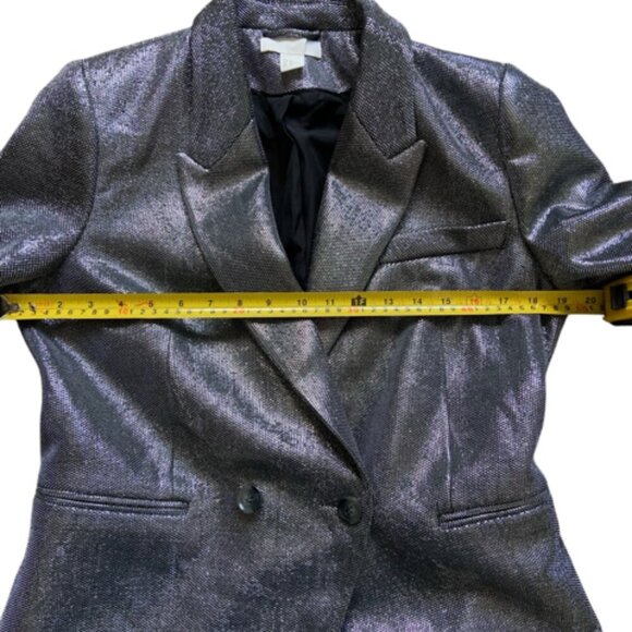 Metallic Structured Blazer - Medium - Picture 8 of 10